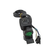 Курок газа з індикатором заряду 36V та кнопкою без фіксації