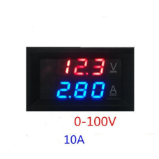 Цифровий амперметр вольтометр 10А 100В