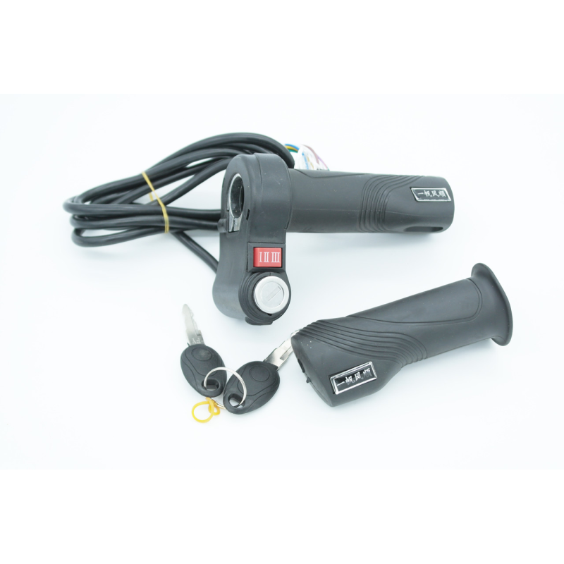 Універсальна ручка газу із замком та кнопрою перемикання