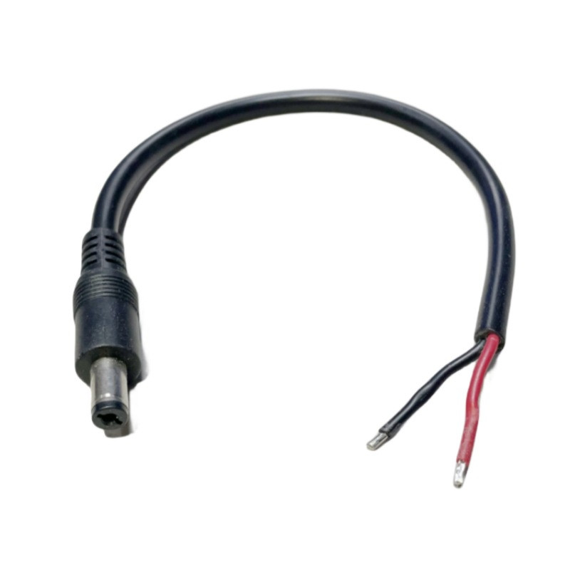 Кабель з штекером 5.5*2.5мм  29см 0.75мм AWG 18