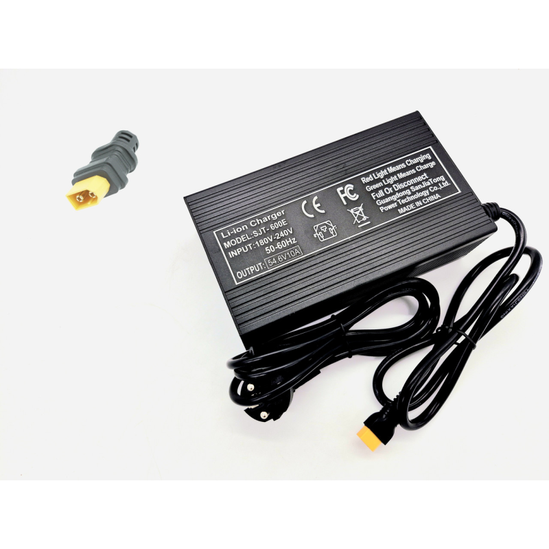 Зарядний пристрій 48V 10А (54.6V) li-ion 13S XT60 Зарядний пристрій 48V 10А (54.6V) li-ion 13S XT60