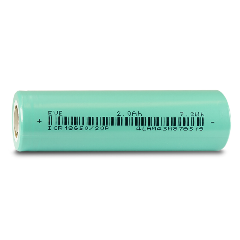 Высокотоковый аккумулятор EVE-ICR18650/20P  li-ion 2000mAh 15C 30A